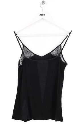 Top sans manche Sandro Noir en Soie