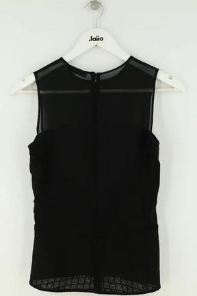 Top sans manche Sandro Noir en Synthétique