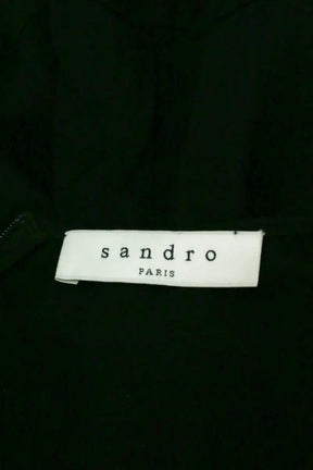 Top sans manche Sandro Noir en Synthétique