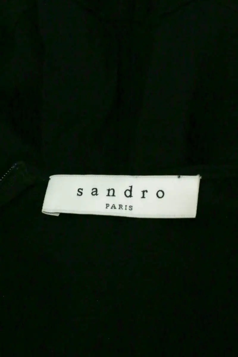 Top sans manche Sandro Noir en Synthétique