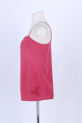 Top sans manche Sandro Rose en Soie
