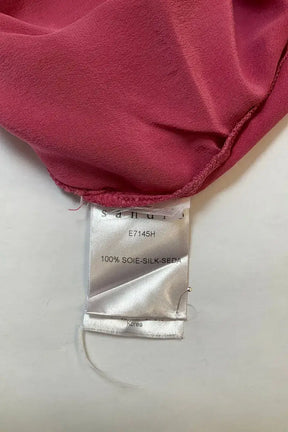 Top sans manche Sandro Rose en Soie