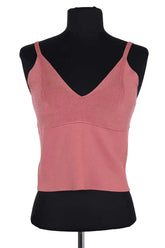 Top sans manche Sandro Rose en Viscose, taille L - Seconde Main