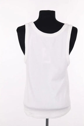 Top sans manche Sessun Blanc en Coton