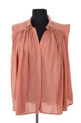 Top sans manche Sessun Camel en Coton, taille S - Seconde Main