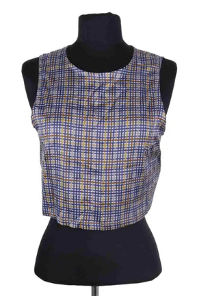 Top sans manche Sessun Laou Bleu en Viscose, taille XS - Seconde Main