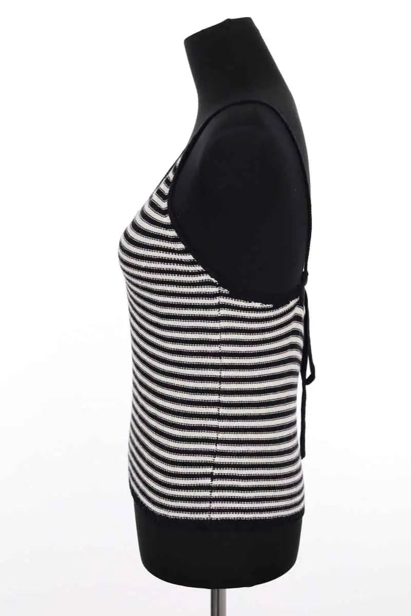Top sans manche Sessun Noir en Viscose