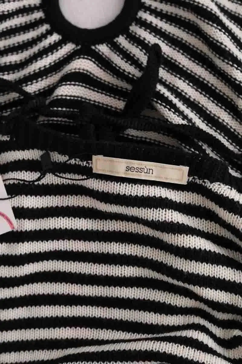 Top sans manche Sessun Noir en Viscose
