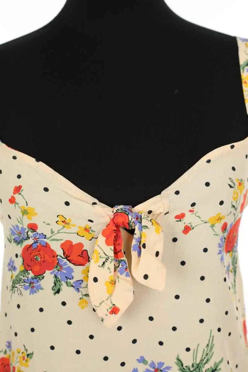 Top sans manche Sézane Beige en Viscose