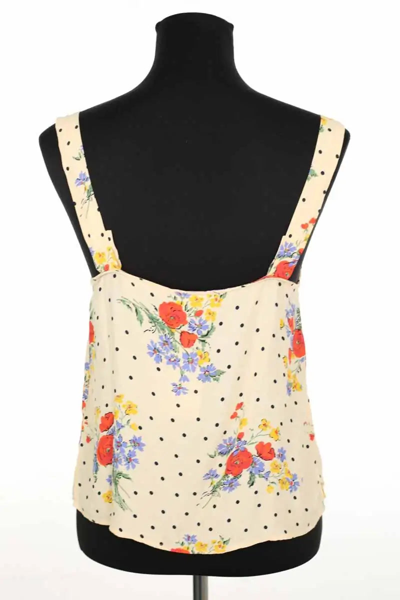 Top sans manche Sézane Beige en Viscose