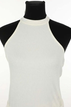 Top sans manche Sézane Blanc en Coton