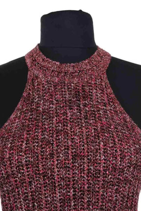 Top sans manche Sézane Bordeaux en Viscose