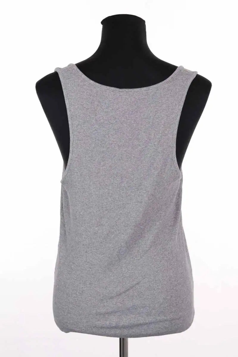 Top sans manche Sézane Gris en Coton