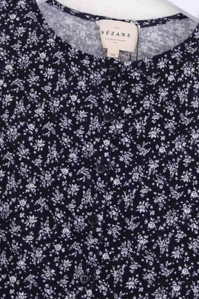 Top sans manche Sézane Marine en Coton