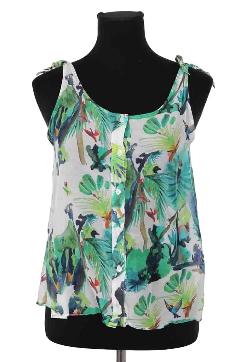 Top sans manche Sézane Multicolore en Coton, taille S - Seconde Main