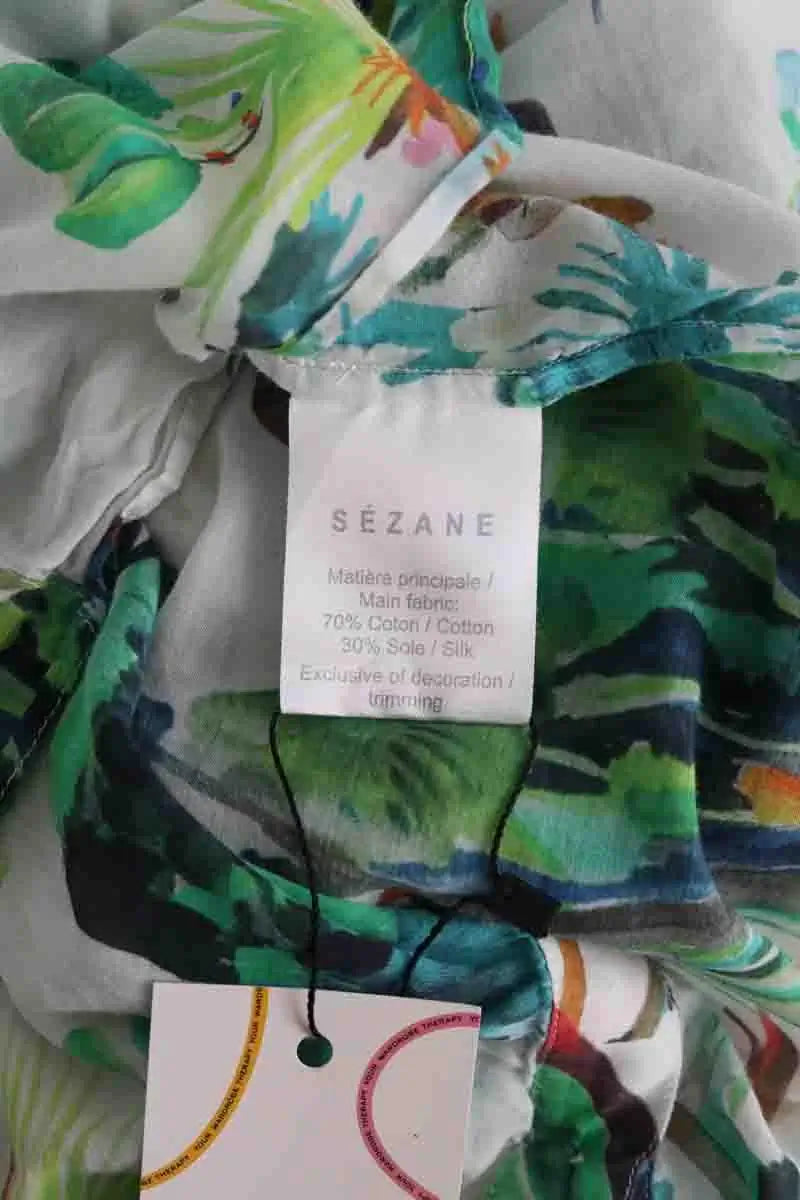Top sans manche Sézane Multicolore en Coton
