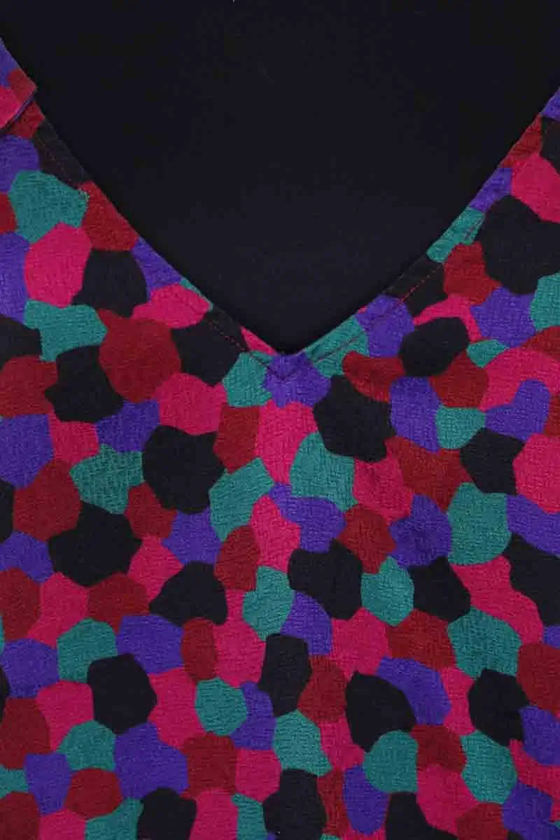 Top sans manche Sézane Multicolore en Soie