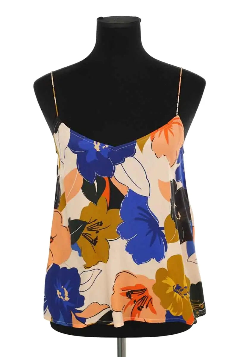 Top sans manche Sézane Multicolore en Soie, taille S - Seconde Main