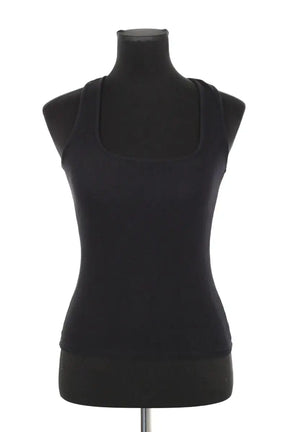 Top sans manche Sézane Noir en Coton, taille XXS - Seconde Main