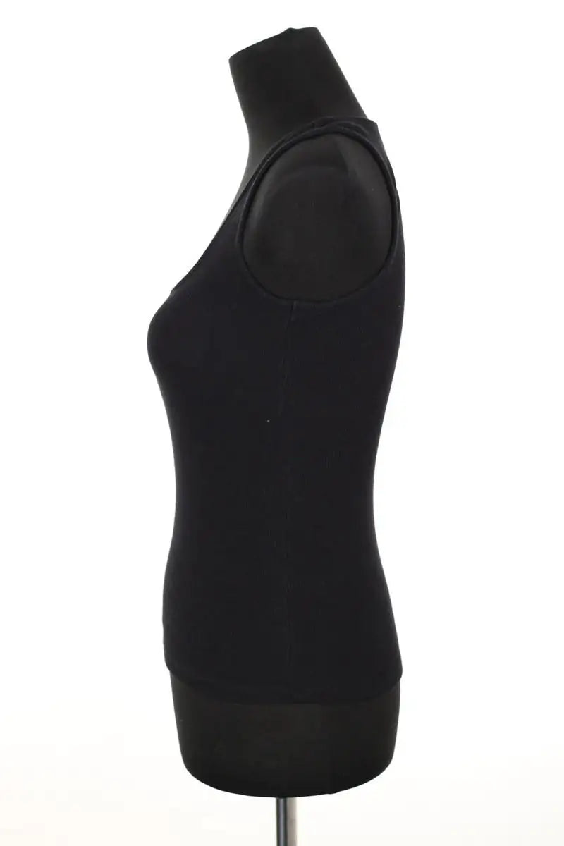 Top sans manche Sézane Noir en Coton