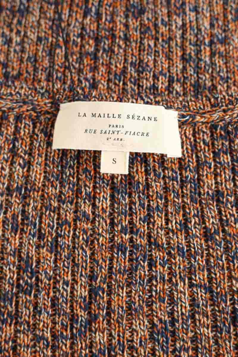 Top sans manche Sézane Orange en Coton