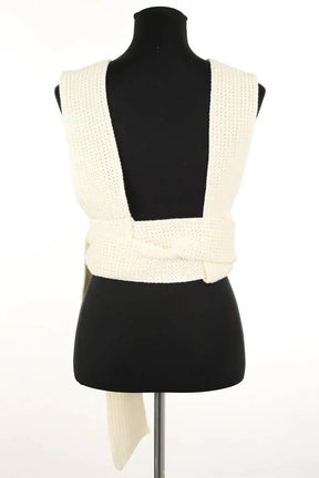Top sans manche Simonett Blanc en Coton