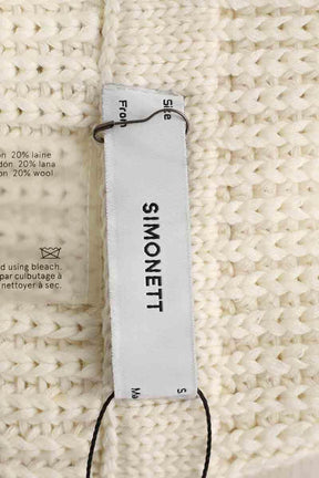 Top sans manche Simonett Blanc en Coton