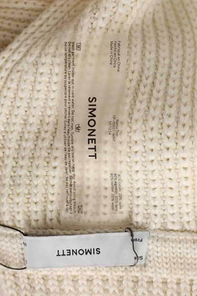Top sans manche Simonett Blanc en Coton