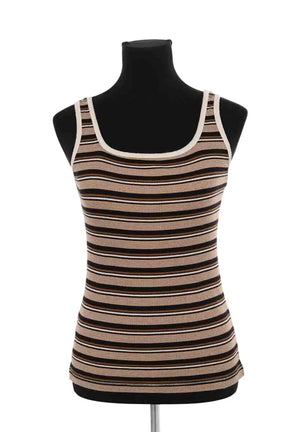 Top sans manche Soeur Beige en Coton, taille M - Seconde Main