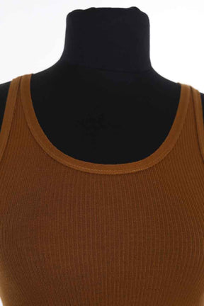 Top sans manche Soeur Camel en Coton