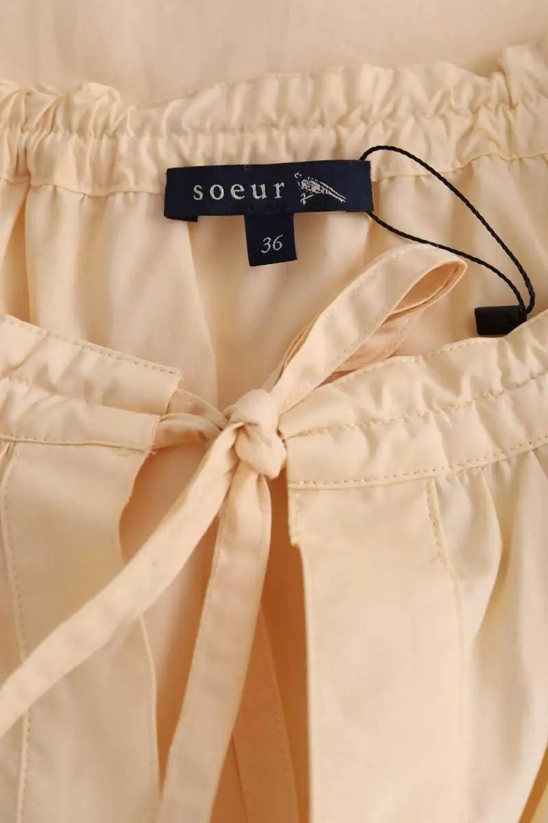 Top sans manche Soeur Ecru en Coton
