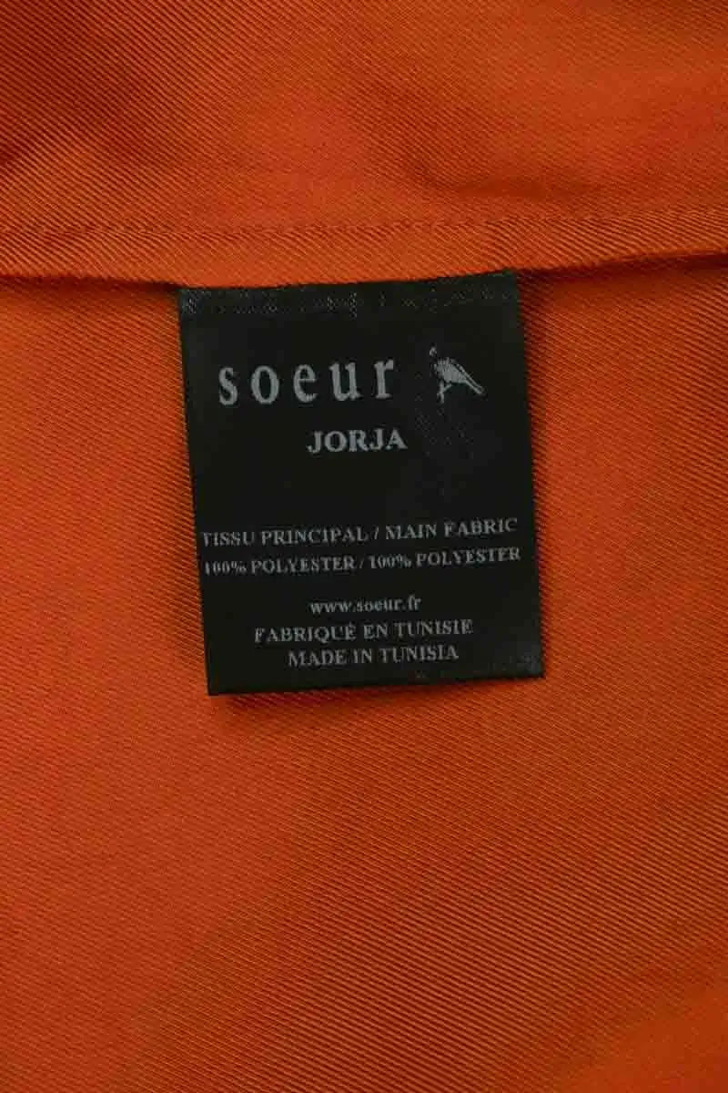 Top sans manche Soeur Orange en Synthétique