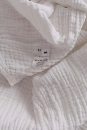 Top sans manche Songe Lab Blanc en Coton
