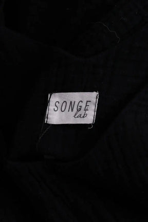 Top sans manche Songe Lab Noir en Coton