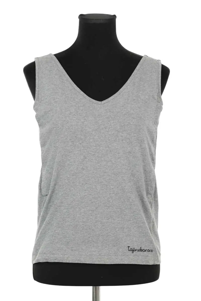 Top sans manche Tajinebanane Gris en Coton, taille S - Seconde Main