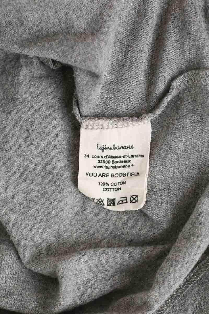 Top sans manche Tajinebanane Gris en Coton
