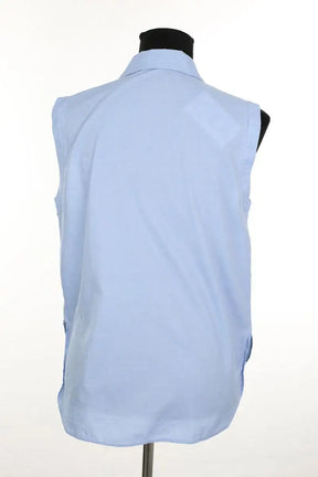 Top sans manche Tara Jarmon Bleu en Coton