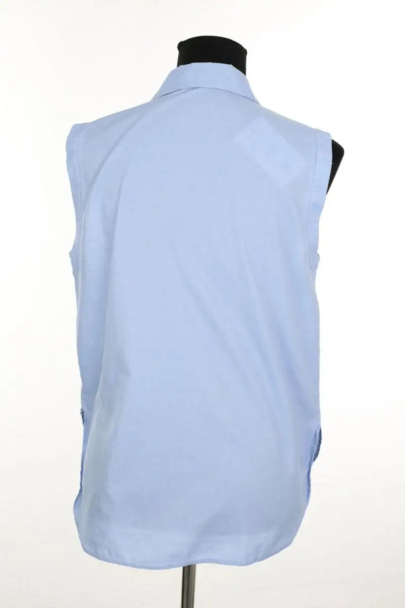 Top sans manche Tara Jarmon Bleu en Coton