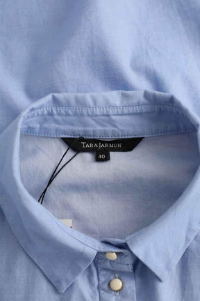 Top sans manche Tara Jarmon Bleu en Coton