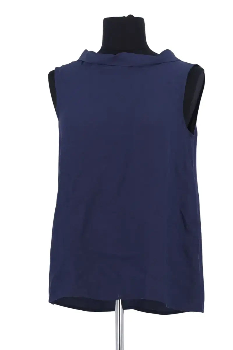 Top sans manche Tara Jarmon Bleu en Synthétique, taille L - Seconde Main
