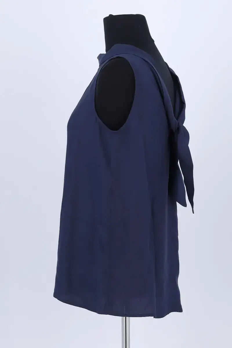 Top sans manche Tara Jarmon Bleu en Synthétique