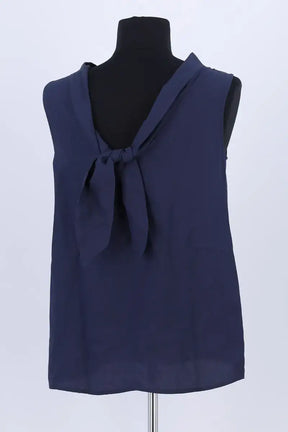 Top sans manche Tara Jarmon Bleu en Synthétique