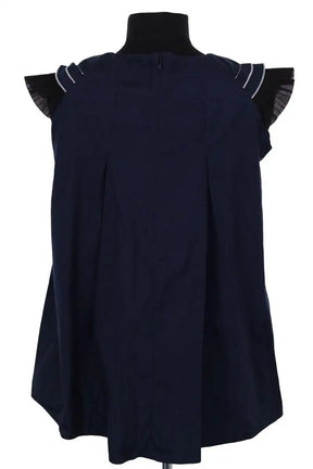 Top sans manche Tara Jarmon Marine en Coton