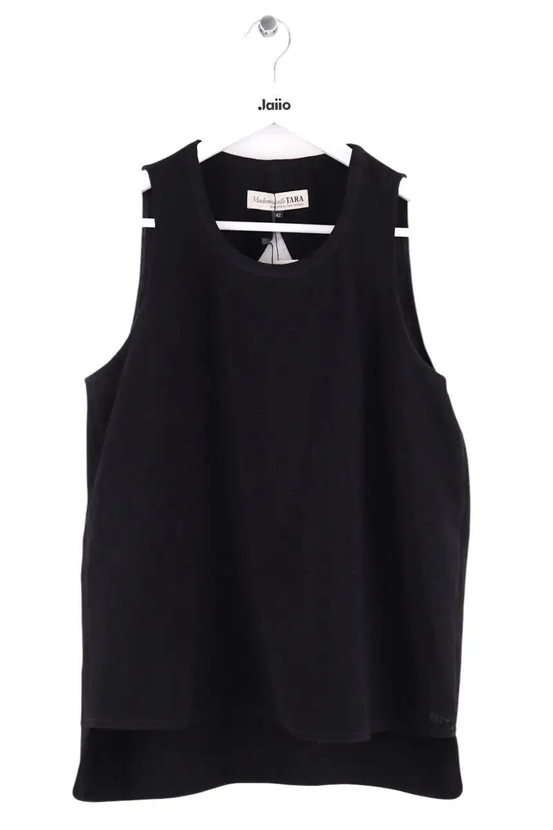Top sans manche Tara Jarmon Noir en Synthétique, taille XL - Seconde Main