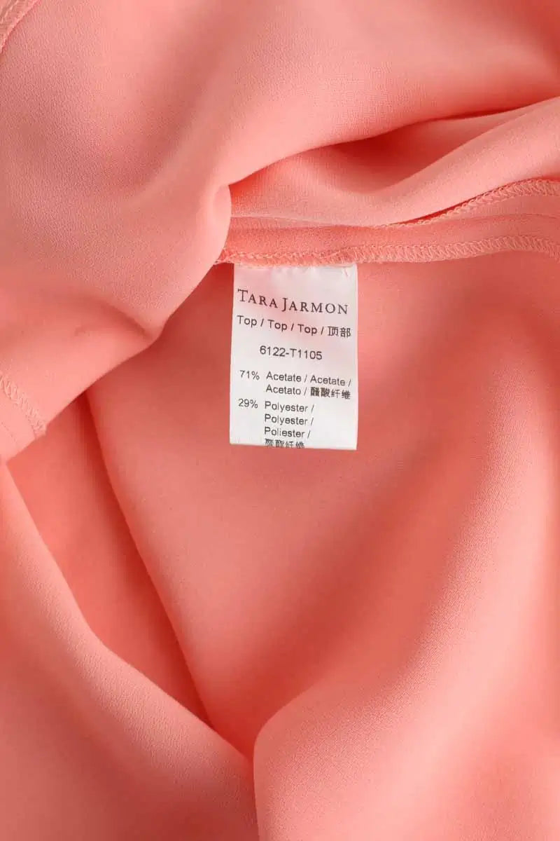 Top sans manche Tara Jarmon Rose en Synthétique