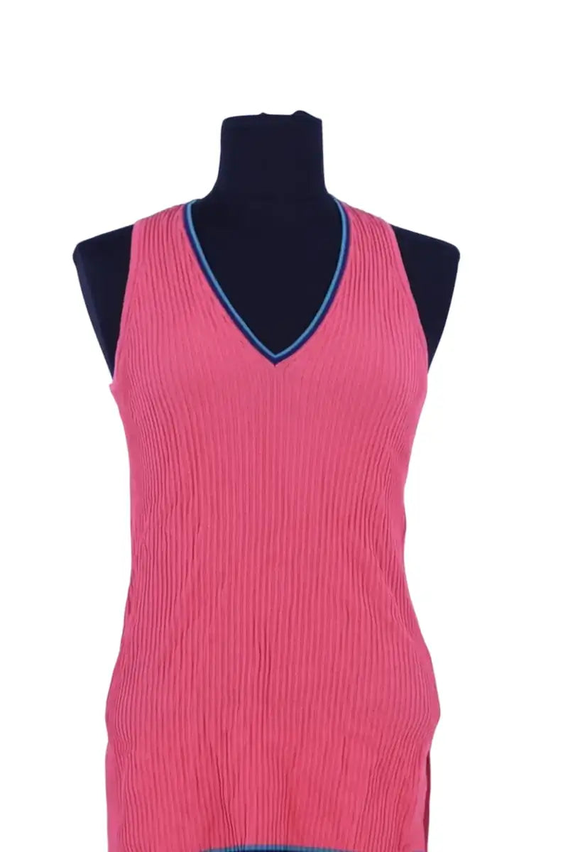 Top sans manche Tara Jarmon Rose en Viscose, taille M - Seconde Main