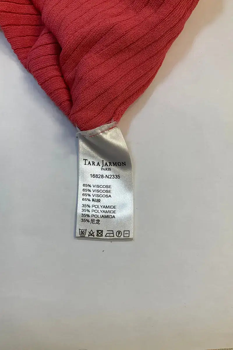 Top sans manche Tara Jarmon Rose en Viscose