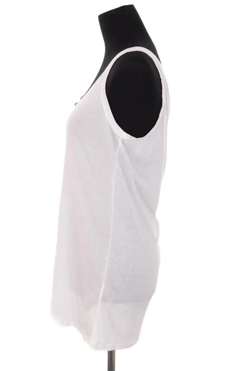 Top sans manche The Kooples Blanc en Coton