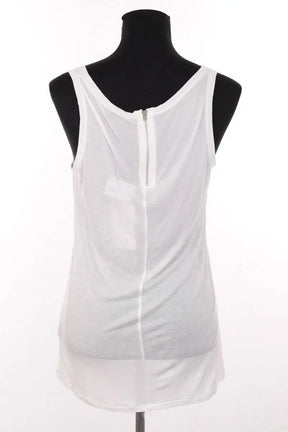 Top sans manche The Kooples Blanc en Coton