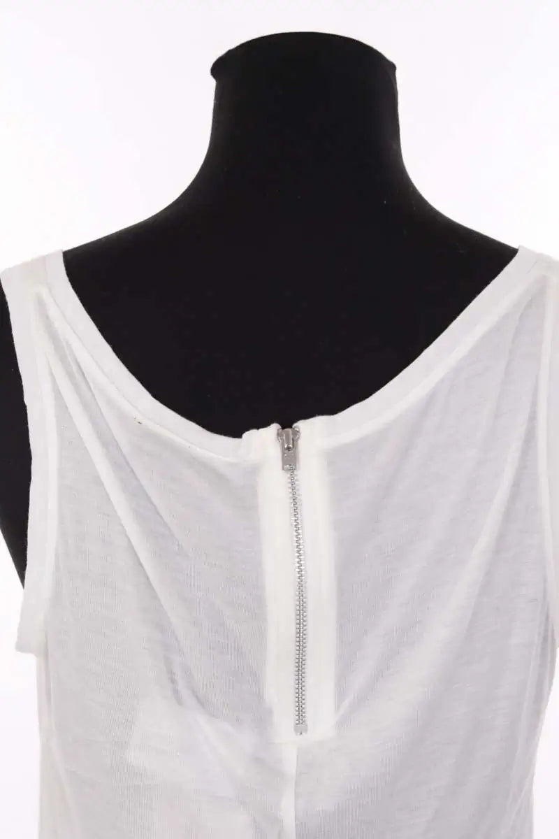 Top sans manche The Kooples Blanc en Coton